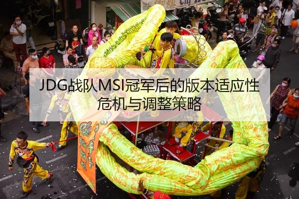 JDG战队MSI冠军后的版本适应性危机与调整策略